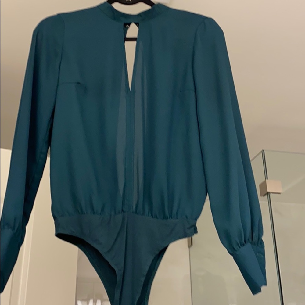 Green body suit
